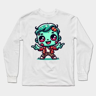 Tiny Zombie Long Sleeve T-Shirt